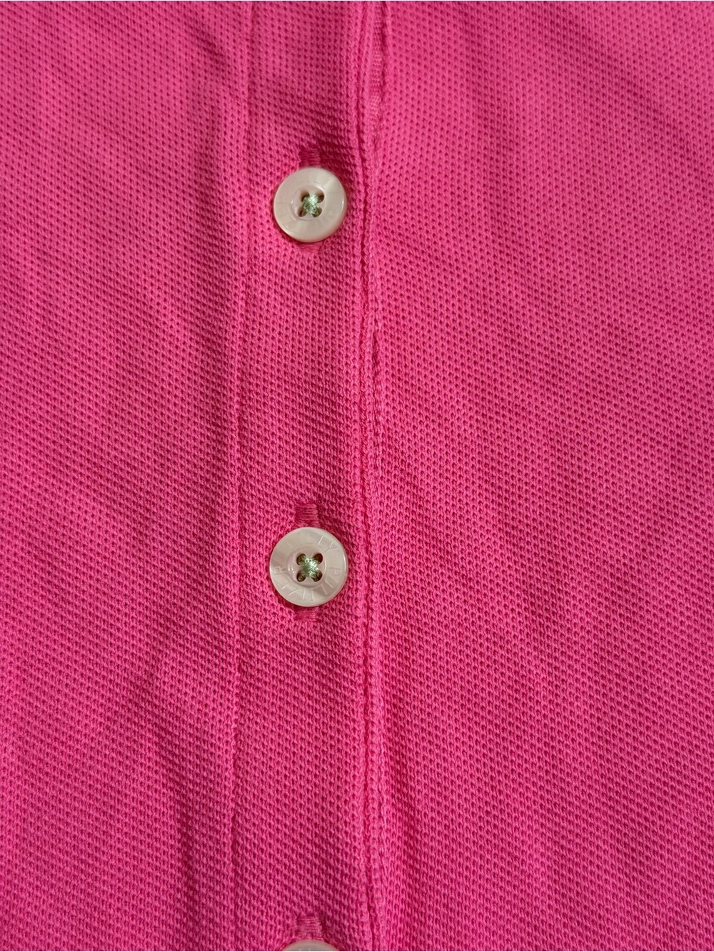 Lilly Pulitzer Pink Pima Cotton Polo Shirt Palm Tree Logo M - Picture 5 of 10